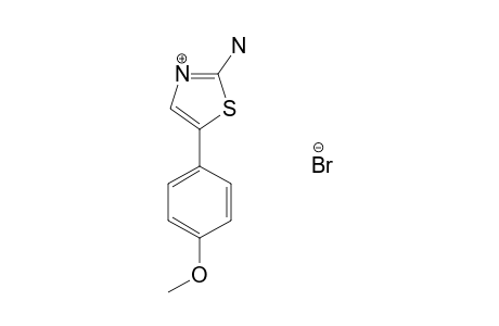 2-amino-5-(p-methoxyphenyl)thiazole, monohydrobromide