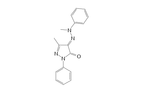 3-methyl-1-phenylpyrazole-4,5-dione, 4-(methylphenylhydrazone)
