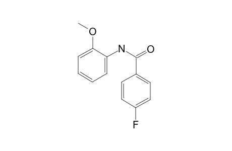 4-Fluoro-N-(2-methoxyphenyl)benzamide