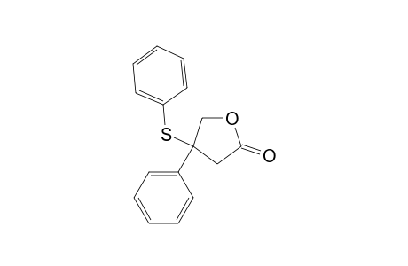 2(3H)-Furanone, dihydro-4-phenyl-4-(phenylthio)-