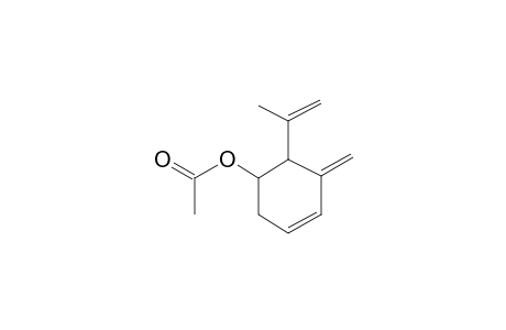 3-Cyclohexen-1-ol, 5-methylene-6-(1-methylethenyl)-, acetate