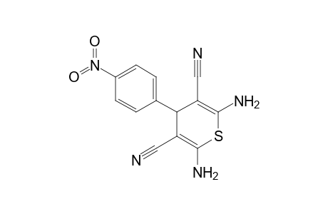 2,6-diamino-4-(4-nitrophenyl)-4H-thiopyran-3,5-dicarbonitrile
