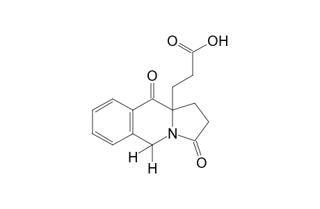 3,10-dioxo-1,2,3,5,10,10a-hexahydropyrrolo[1,2-b]isoquinoline-10a-propionic acid