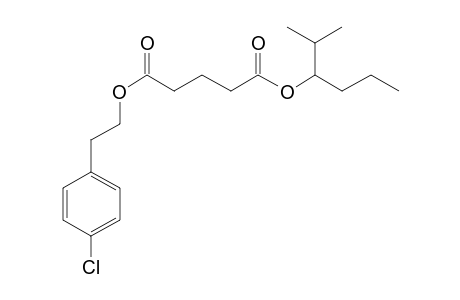 Glutaric acid, 2-(4-chlorophenyl)ethyl 2-methylhex-3-yl ester