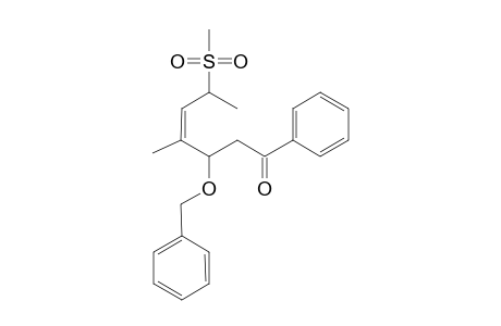 (3RS,4Z,6SR)-3-(BENZYLOXY)-4-METHYL-6-METHYLSULFONYL-1-PHENYLHEPT-4-EN-1-ONE