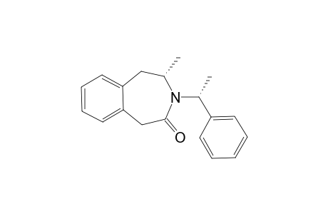 [R(ALPHA)-S]-4-METHYL-3-[(R)-1-PHENYLETHYL]-1,3,4,5-TETRAHYDRO-3-BENZAZEPIN-2-ONE