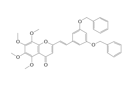 Chromone, 2-[2-[3,5-dibenzyloxyphenyl]ethenyl]-5,6,7,8-tetramethoxy-