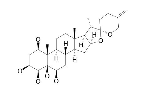 TUPICHIGENIN-B;SPIROST-25(27)-ENE-1-BETA,3-BETA,4-BETA,5-BETA,6-BETA-PENTAOL