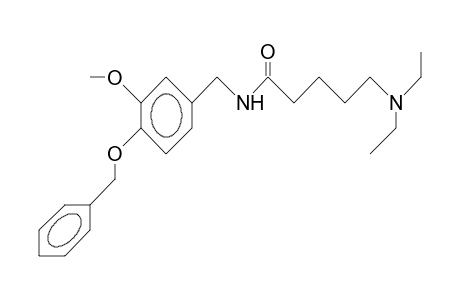 N-(4-Benzyloxy-3-methoxy-benzyl)-5-diethylamino-pentanamide