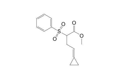 4-cyclopropylidene-2-phenylsulfonyl-butyric acid methyl ester