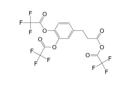 3,4-di(Trifluoroacetyloxy)hydrocinnamic acid, trifluoroacetic acid anhydride