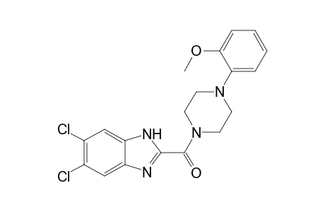 5,6-Dichloro-2-{[4-(2-methoxyphenyl)piperazin-1-yl]carbonyl}-1H-benzimidazole