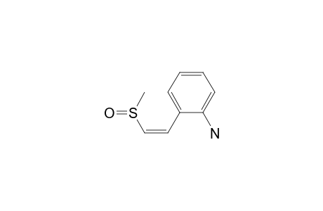 2-[(Z)-2-methylsulfinylvinyl]aniline