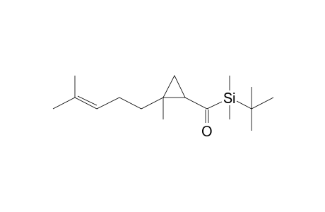 tert-Butyl(dimethyl)([2-methyl-2-(4-methyl-3-pentenyl)cyclopropyl]carbonyl)silane
