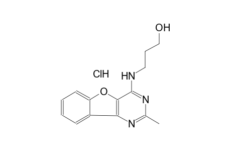 3-[(2-methyl[1]benzofuro[3,2-d]pyrimidin-4-yl)amino]-1-propanol hydrochloride