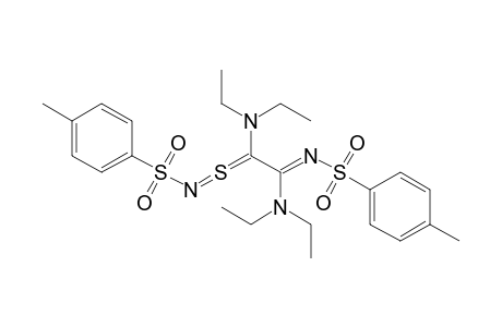 2-(diethylamino)-N(1),N(1)-diethyl-N(2)-tosyl-2-[tosylimino-.lambda.(4)-sulfanyliden]acetamidine