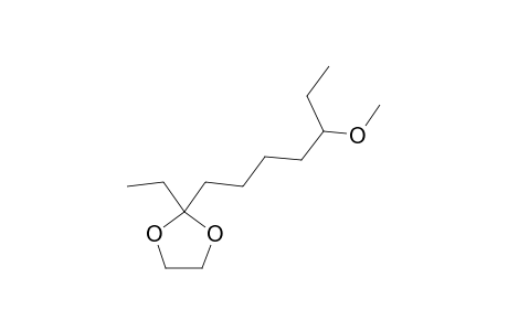 1,3-Dioxolane, 2-ethyl-2-(5-methoxyheptyl)-