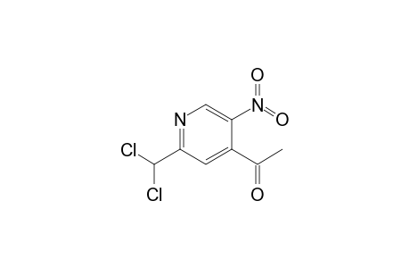 2-(Dichloromethyl)-5-nitro-4-acetylpyridine