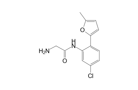 2-Amino-N-[5-chloro-2-(5-methyl-2-furyl)phenyl]acetamide