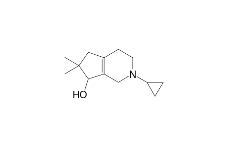 2-Cyclopropyl-2,3,4,5,6,7-hexahydro-6,6-dimethyl-1H-[2]-pyrinden-7-ol