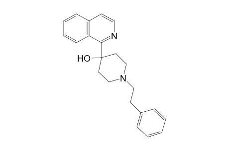 4-(1-ISOQUINOLYL)-1-PHENETHYL-4-PIPERIDINOL