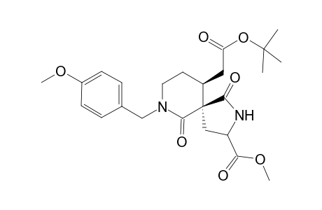 (3R,5S,10S)-10-tert-Butoxycarbonylmethyl-7-(4-methoxy-benzyl)-1,6-dioxo-2,7-diaza-spiro[4.5]decane-3-carboxylic acid methyl ester