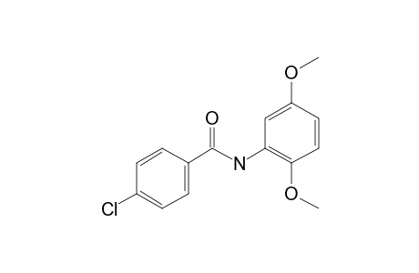 Benzamide, N-(2,5-dimethoxyphenyl)-4-chloro-