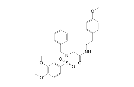 acetamide, 2-[[(3,4-dimethoxyphenyl)sulfonyl](phenylmethyl)amino]-N-[2-(4-methoxyphenyl)ethyl]-