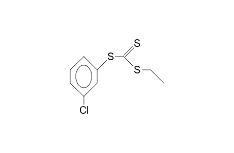 Trithiocarbonic acid, M-chlorophenyl ethyl ester