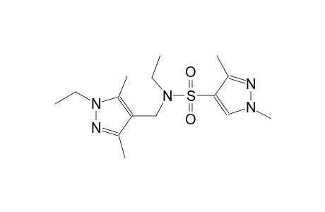 1H-pyrazole-4-sulfonamide, N-ethyl-N-[(1-ethyl-3,5-dimethyl-1H-pyrazol-4-yl)methyl]-1,3-dimethyl-