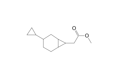 Methyl cis-2-(3-cyclopropyl-7-norcaranyl)acetate