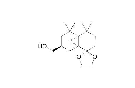 Spiro[1,3-dioxolane-2,1'(2'H)-[4a,8a]methanonaphthalene]-7'-methanol, hexahydro-.alpha.,.alpha.,4,5-tetramethyl-, [4'aR-[1'(4S*,5S*),4'a.alpha.,7'.beta.,8'a.alpha.]]-