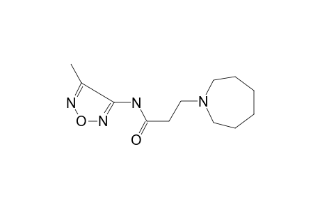 Propanamide, 3-(1-azepanyl)-N-(4-methyl-1,2,5-oxadiazol-3-yl)-