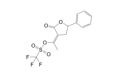 (1Z)-1-(2-Oxo-5-phenyldihydrofuran-3-ylidene)ethyl trifluoromethanesulfonate