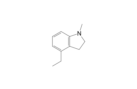 1-Methyl-4-ethyl-2,3-dihydro-1H-indole