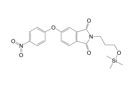 2-(3-Hydroxypropyl)-5-(4-nitrophenoxy)-1H-isoindole-1,3(2H)-dione, tms derivative