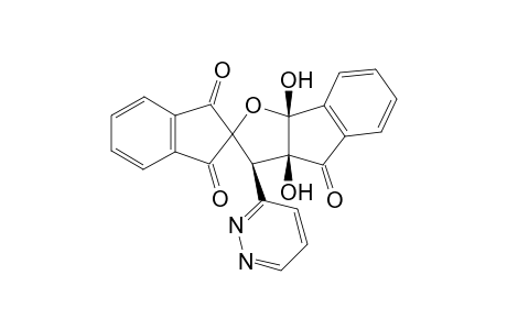 (3'S,3a'R,8b'R)-3a',8b'-Dihydroxy-3'-pyridazinyl-3a',8b'-dihydrospiro[indane-2,2'(3'H),4'H-indeno[1,2-b]furan]-1,3,4'-trione