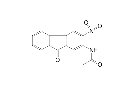 N-(3-nitro-9-oxo-fluoren-2-yl)acetamide