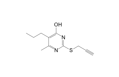 6-methyl-5-propyl-2-[(2-propynyl)thio]-4-pyrimidinol