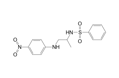 N-[1-Methyl-2-(4-nitro-phenylamino)-ethyl]-benzenesulfonamide