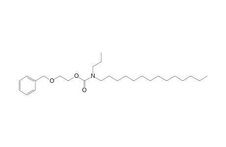 Carbonic acid, monoamide, N-propyl-N-tetradecyl-, 2-(benzyloxy)ethyl ester