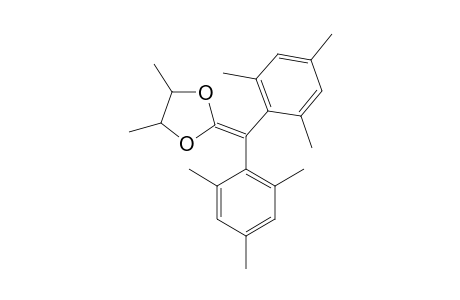 2-(Dimesitylmethylene)-4,5-dimethyl-1,3-dioxolane