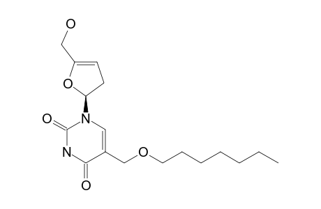 (R)-1-(2,3-DIHYDRO-5-HYDROXY-METHYL-FURAN-2-YL)-5-(HEPTYLOXY-METHYL)-URACIL