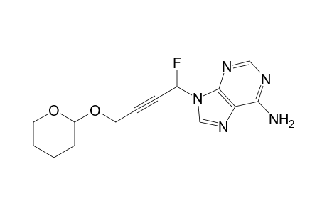 [9-(1-fluoro-4-tetrahydropyran-2-yloxy-but-2-ynyl)purin-6-yl]amine