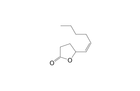 2(3H)-Furanone, 5-(1-hexenyl)dihydro-, (Z)-(.+-.)-