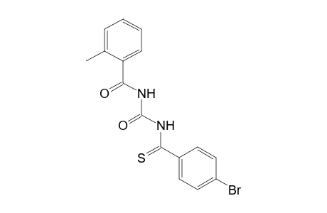 1-(p-bromothiobenzoyl)-3-(o-toluoyl)urea