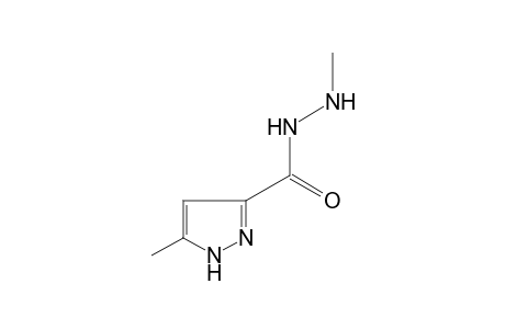 5-methylpyrazole-3-carboxylic acid, 2-methylhydrazide