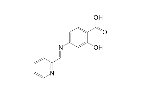 4-{[(2-pyridyl)methylene]amino}salicylic acid