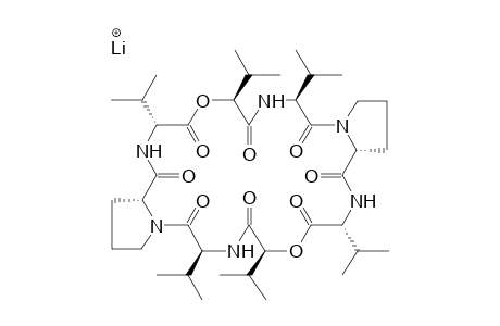 CYCLO[-(D-VAL-L-PRO-L-VAL-D-HYI)2-]-LITHIUM CATION