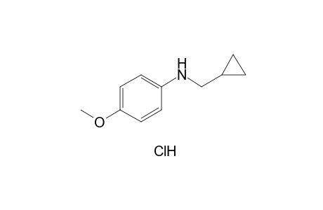 N-(cyclopropylmethyl)-p-anisidine, hydrochloride